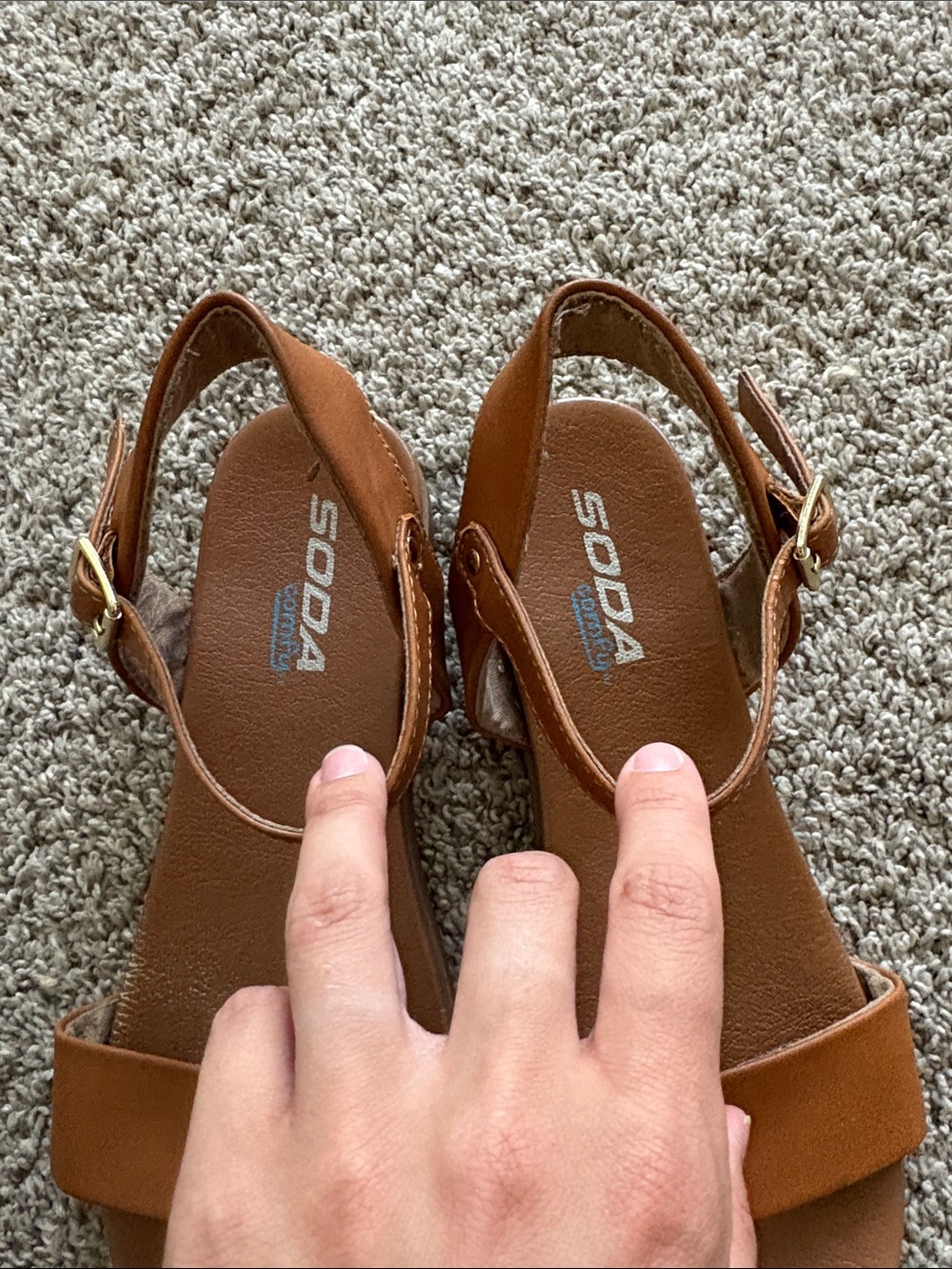 Soda Ankle Strap Sandals - Picture 3 of 4